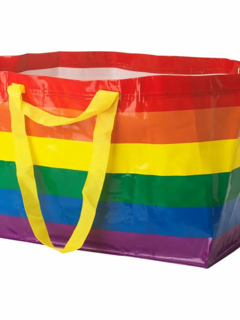 Set of 2 IKEA Storstomma Rainbow Pride Shopping Bags 1 Large 19Gal, 1 Small 3Gal